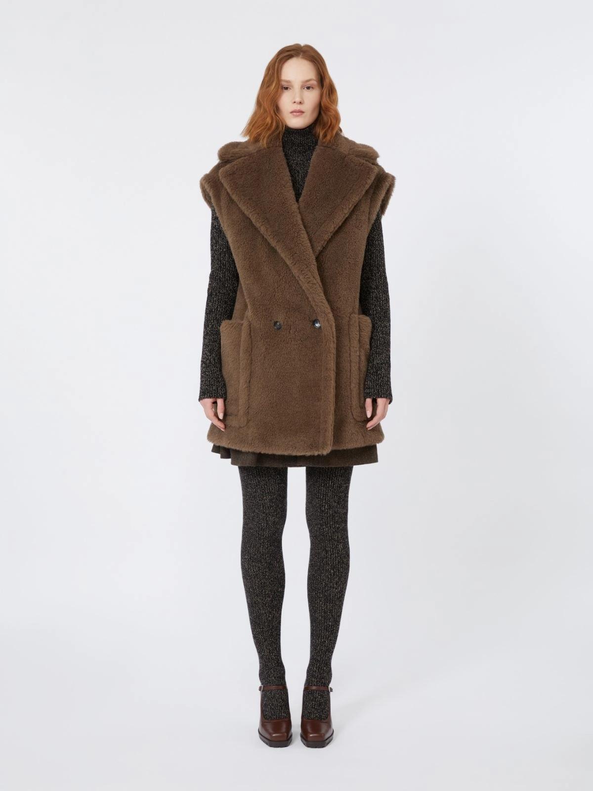 Gilet in Teddy in alpaca e lana <BR/> BORMIDA1234 004 MAX MARA 
