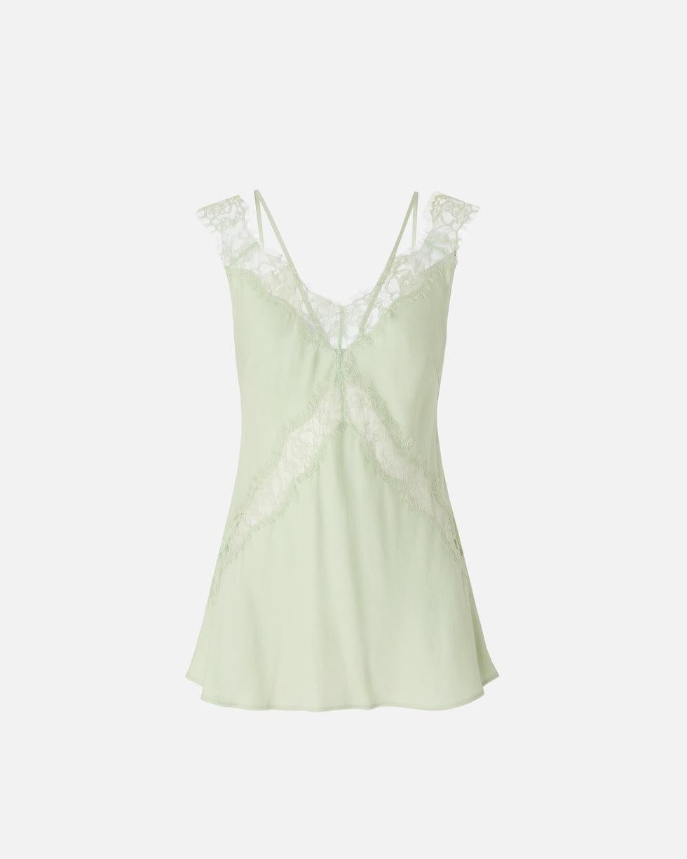 Top lingerie con pizzo<BR/> 106623A385 S86 PINKO 