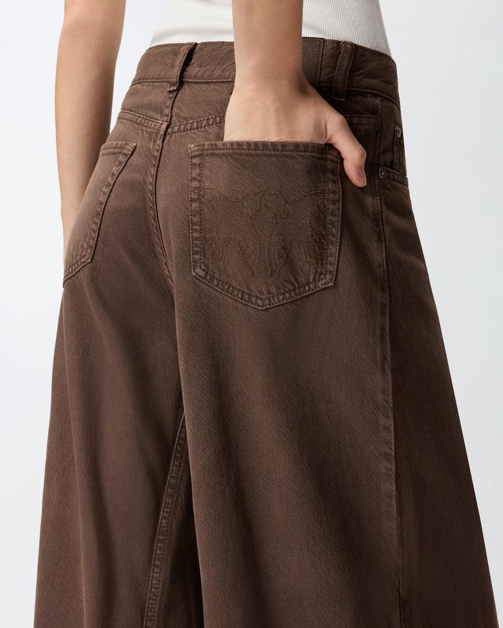 Jeans super wide leg<BR/> 106228A32P M28 PINKO 