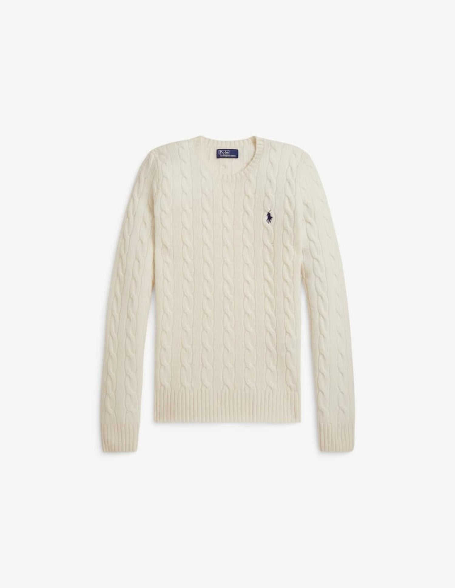 Maglia in misto lana cashmere a trecce 211971865 001 RALPH LAUREN 