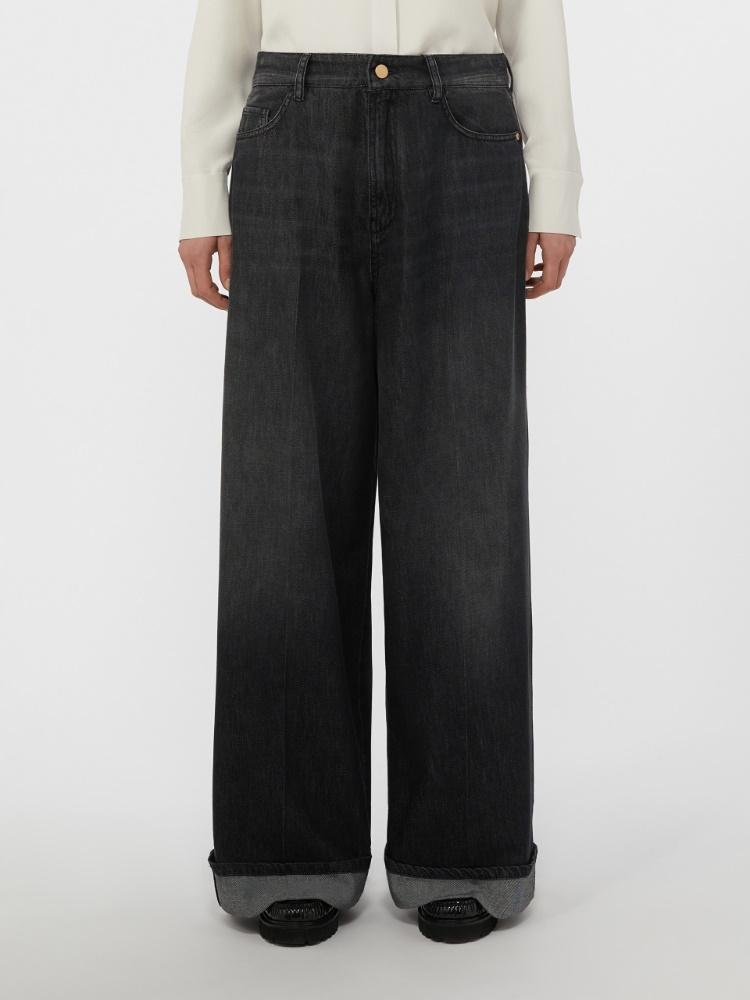 Jeans in denim con risvolto LUSSO 001 S MAX MARA 