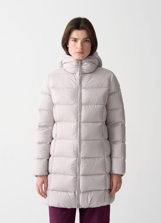 Piumino lungo opaco con cappuccio 2243E 06 COLMAR 