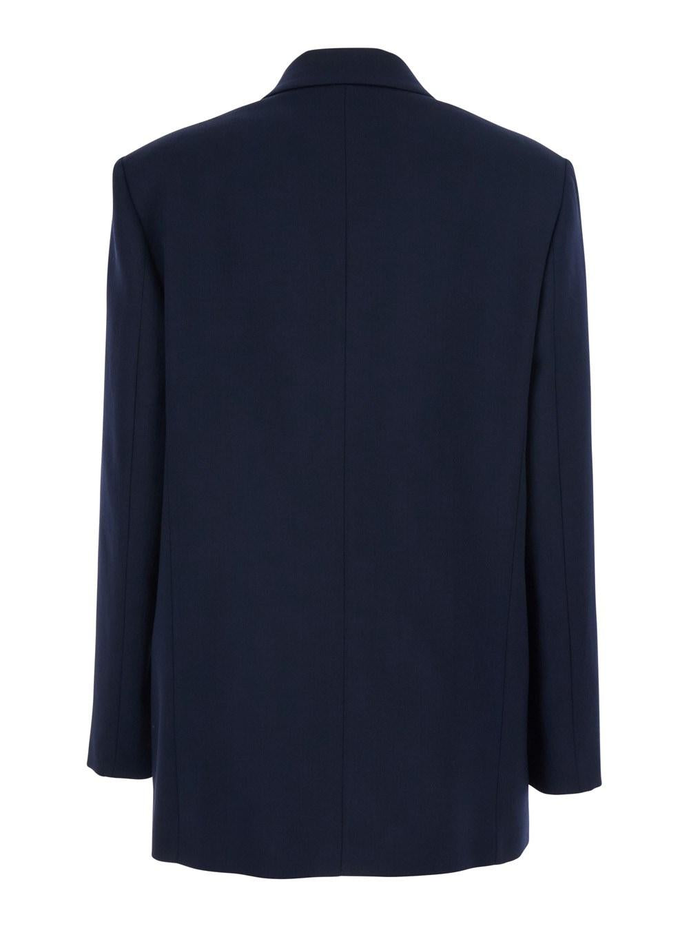 new guinea<BR/>Blazer doppiopetto in lana con bottoni dorati 10561A2SN G02 PINKO 