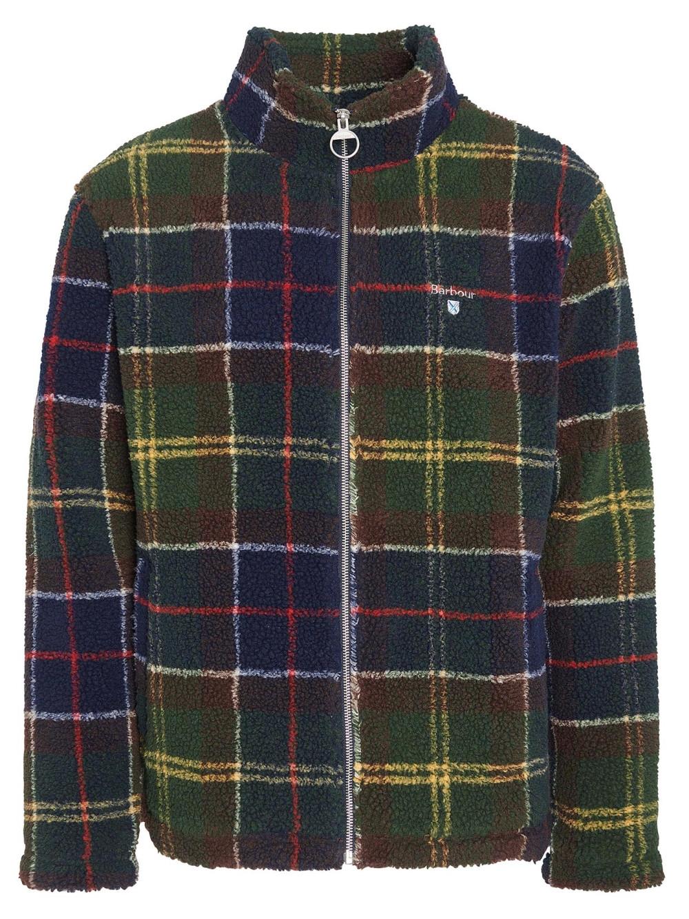Pile sherpa con motivo tartan in tessuto tecnico MFL0187 TN11 BARBOUR 