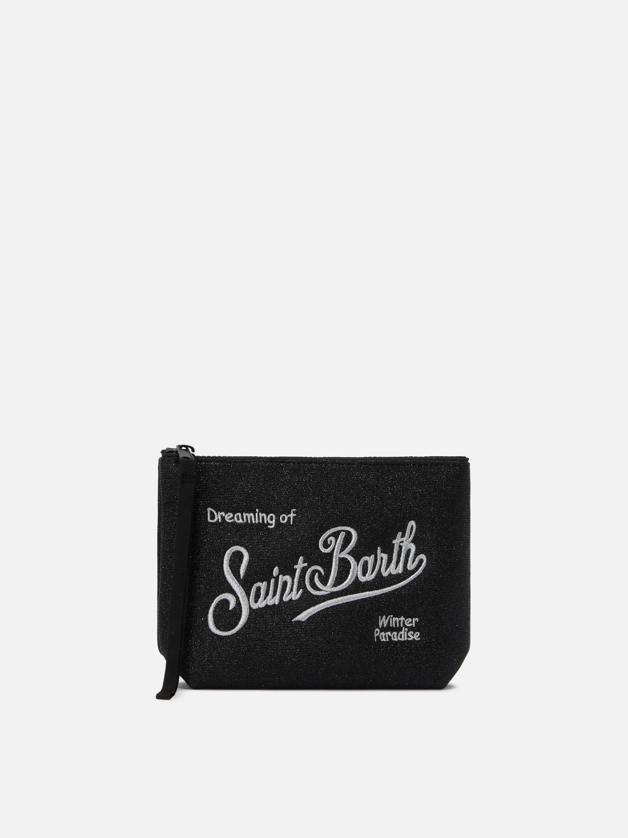 Pochette Aline Lurex nera ALI0026 00207I MC2 SAINT BARTH 