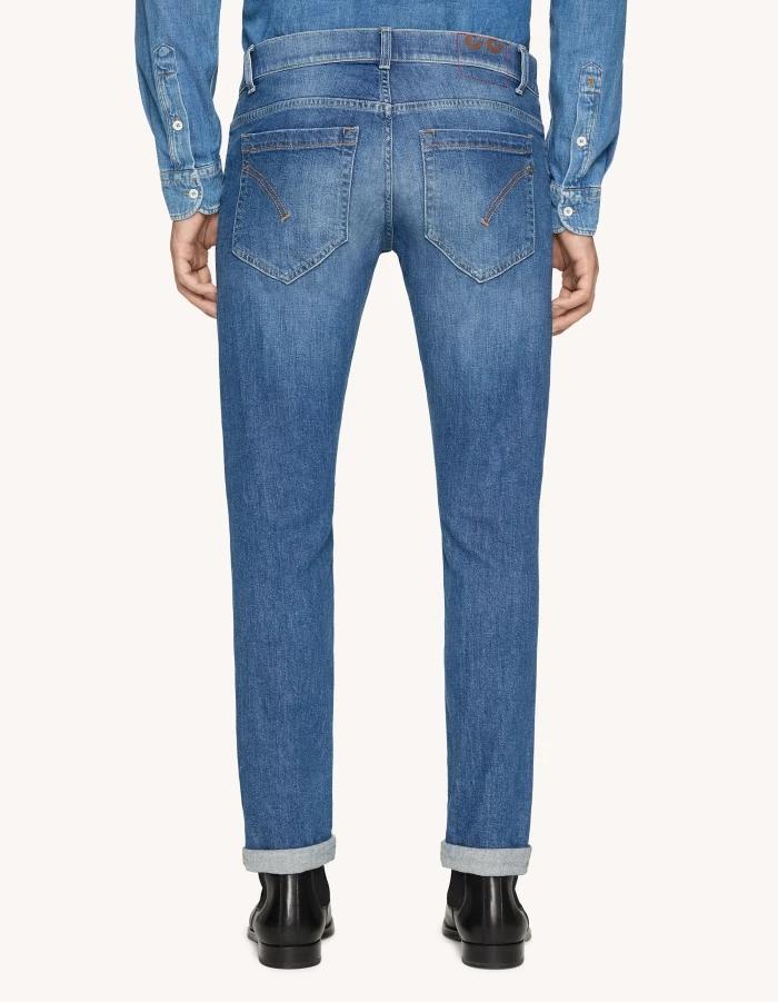 Jeans George skinny in denim stretch riciclato