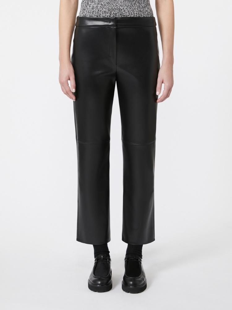 Pantalone slim in tessuto spalmato SUBLIME 004 S MAX MARA 