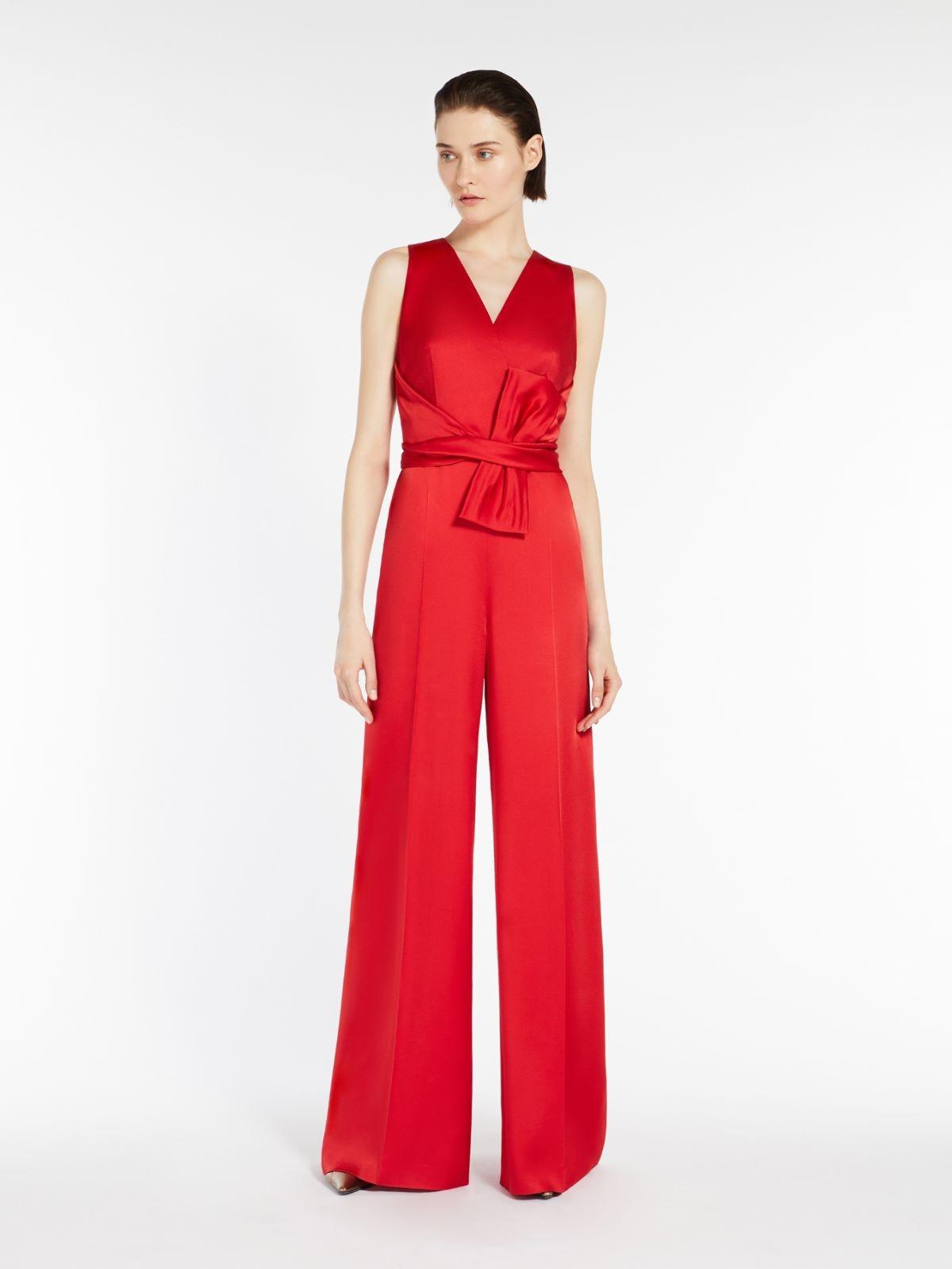 Tuta smanicata donna  in cady POMEZ 034 MAX MARA STUDIO 