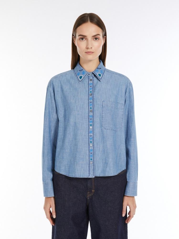 Camicia donna in chambray di cotone MUSETTE 003 WEEKEND 