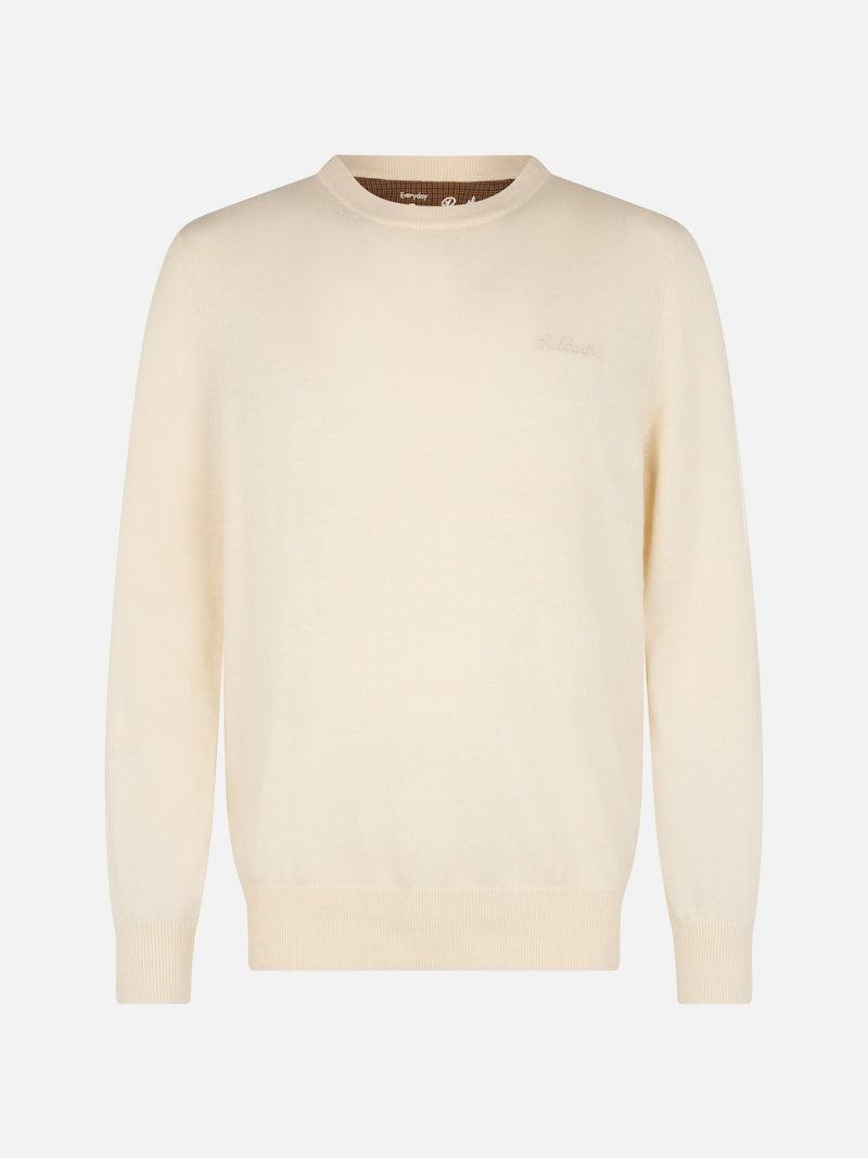 Maglione uomo girocollo in misto cashmere Regent