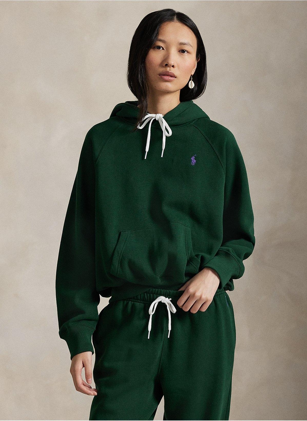 Felpa donna in cotone con cappuccio 211971698 005 RALPH LAUREN 