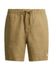 Pantaloncini puro lino con coulisse