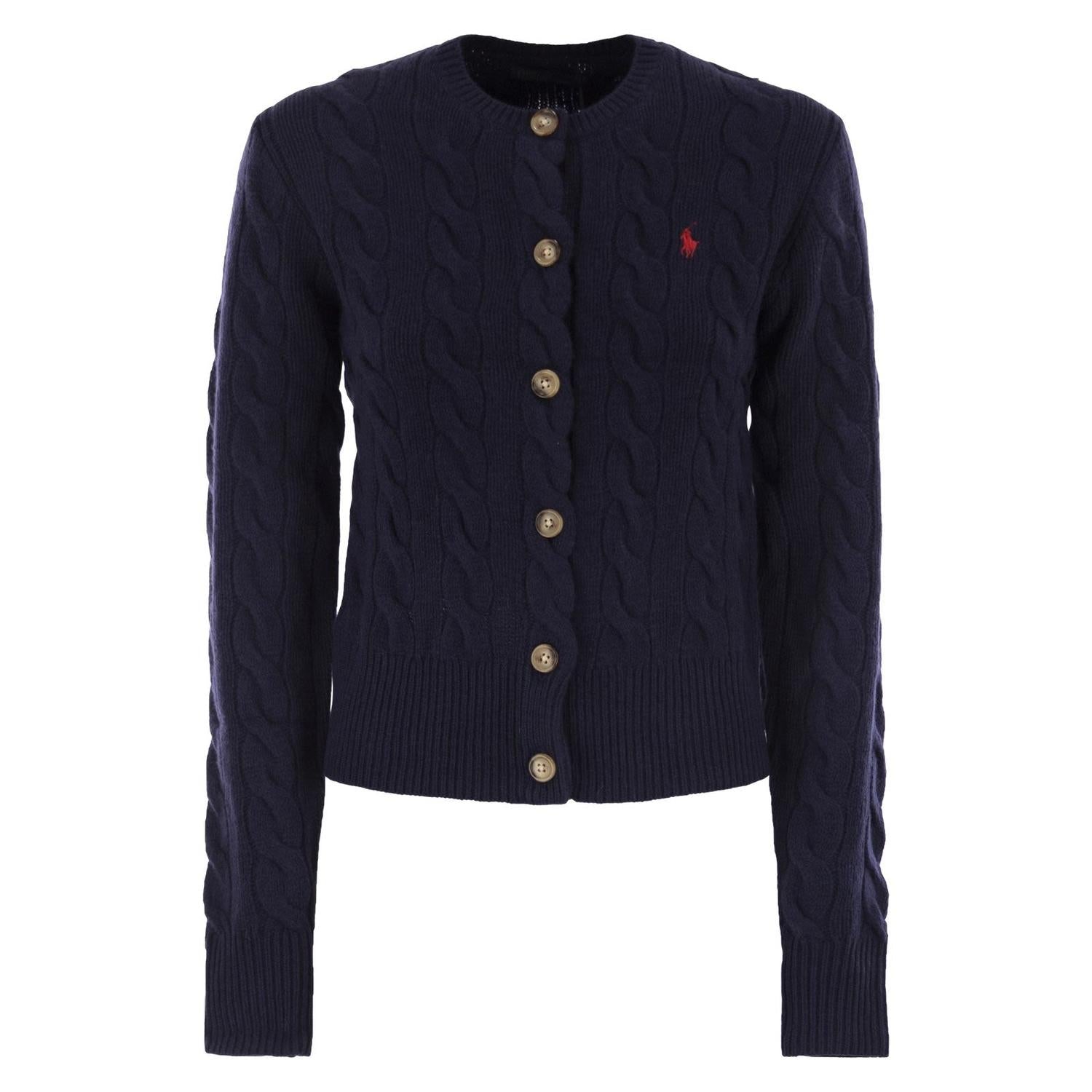 Cardigan misto lana lavorato a trecce 211972104 004 RALPH LAUREN 