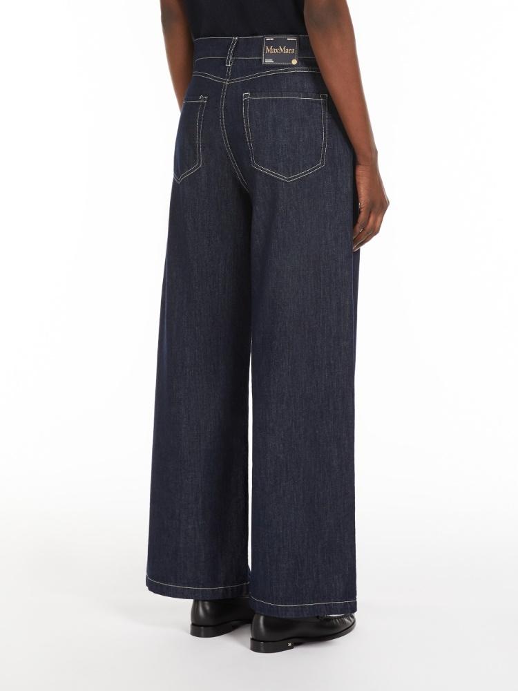 Pantalone donna in cotone effetto denim ZUCCHERO 001 S MAX MARA 