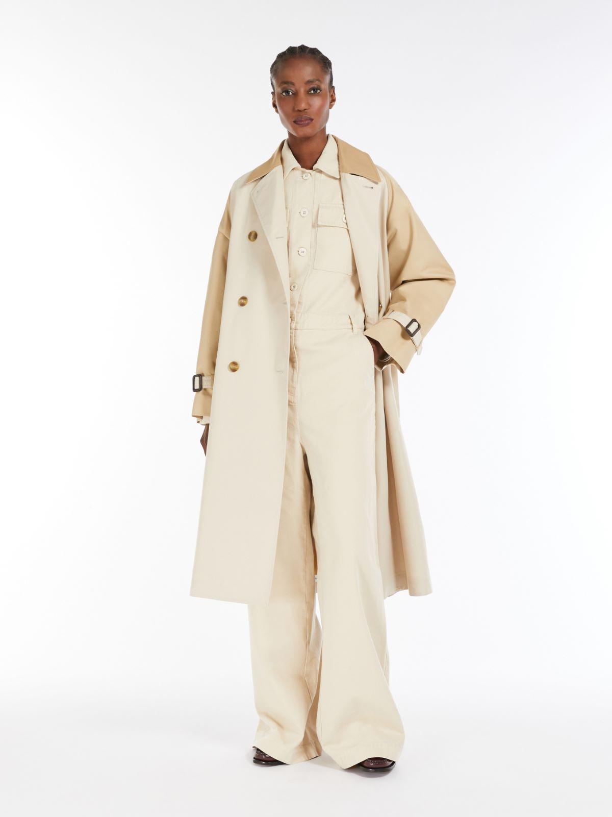 Trench donna reversibile in gabardina antigoccia CANASTA 025 WEEKEND 