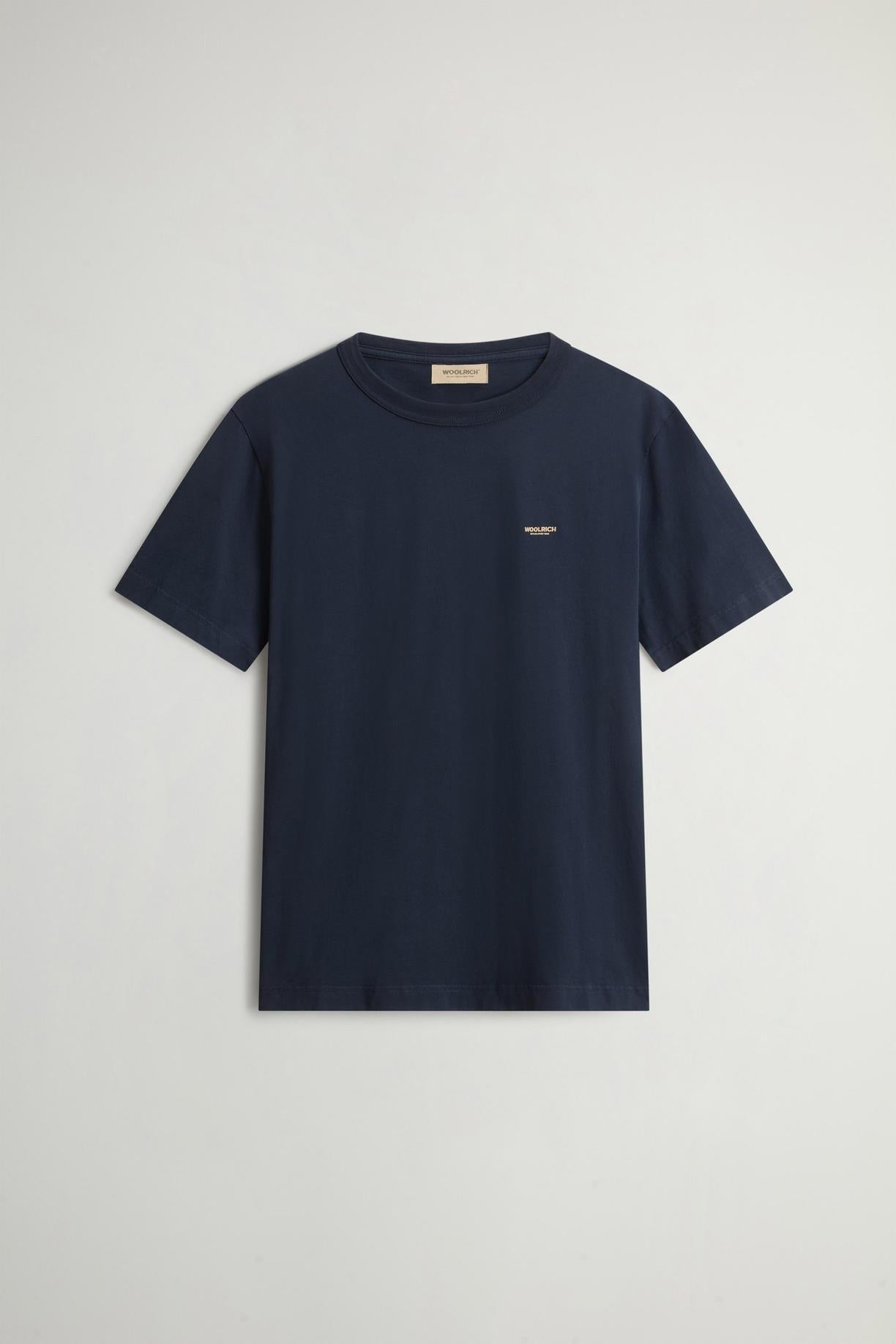 T-shirt in puro cotone con logo<BR/> CFWOTE2012MRUT5334 3989 WOOLRICH 