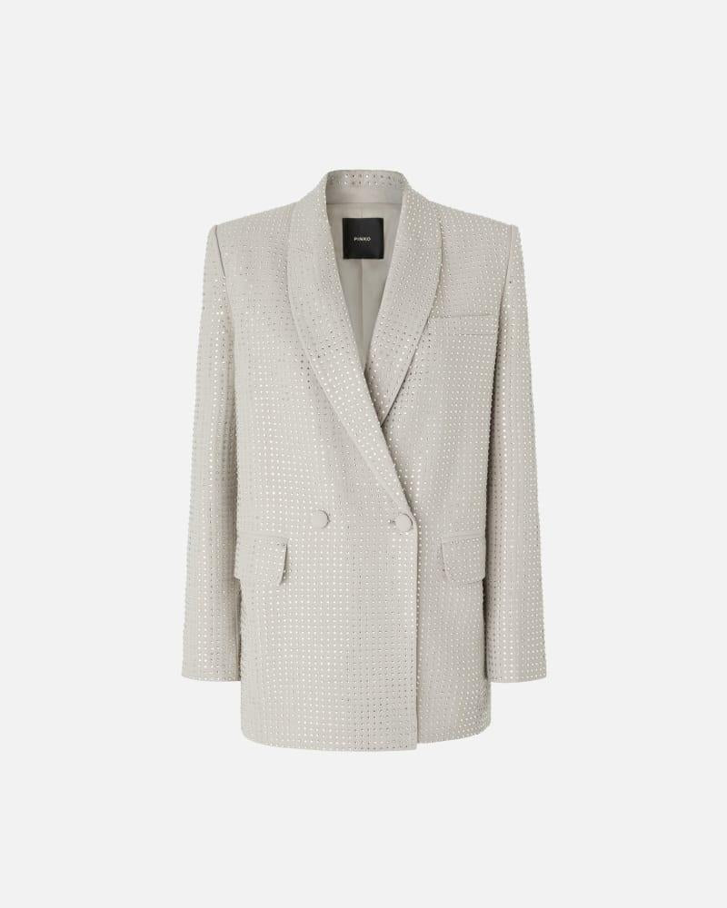 Giacca doppiopetto strass 104456A287 I30 PINKO 