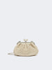 Pasticcino Bag small effetto rafia - TORTORA
