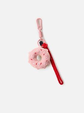 Funny charm da borsa con donut crochet<BR/> KEYR002 02792L MC2 SAINT BARTH 