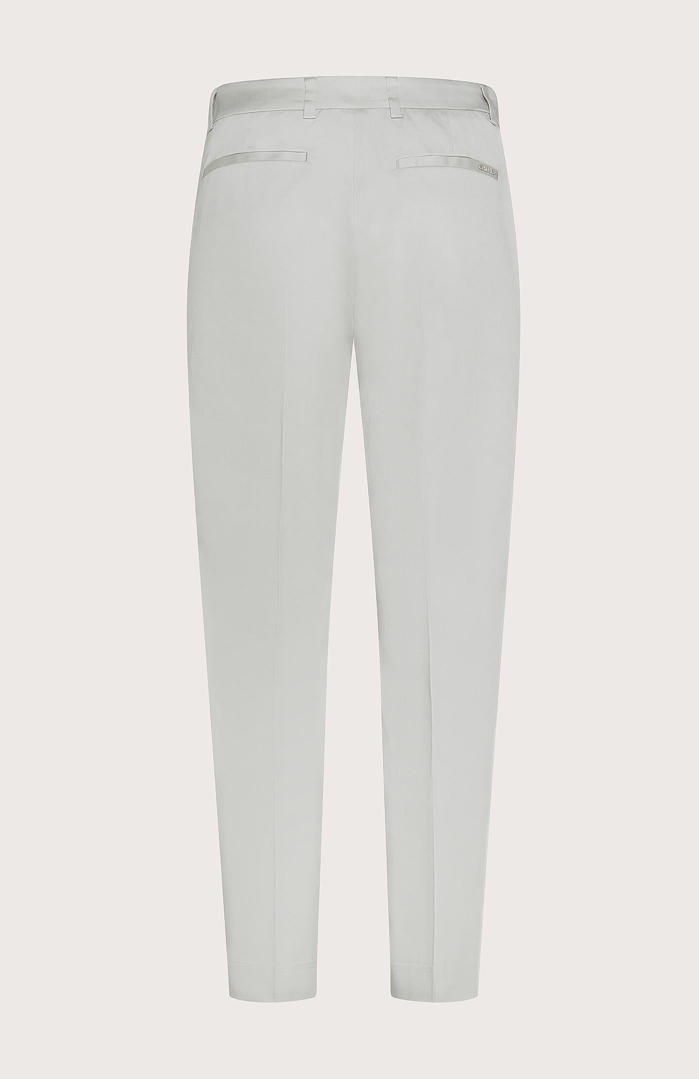 Pantalone donna in cotone rasato