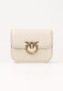 PINKO Borsa a spalla LOVE BOX BAG FL MINI burro da donna