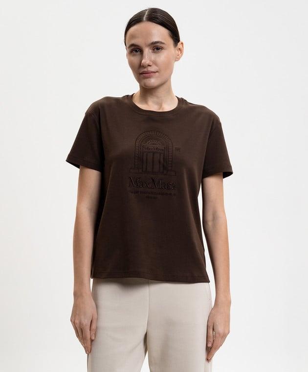 T-shirt in jersey con ricamo SMMBELLA 004 S MAX MARA 