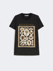 T-shirt in jersey di cotone - Nero