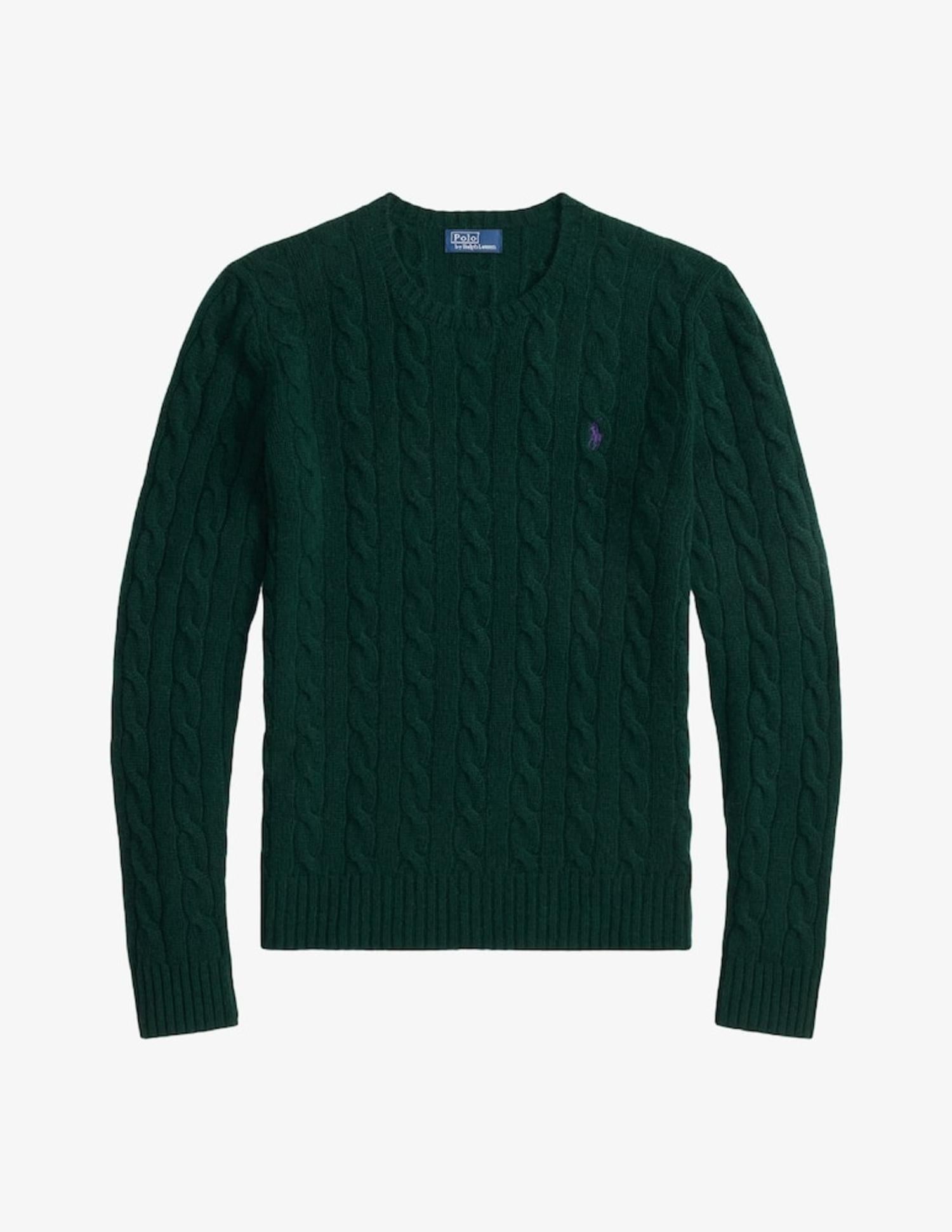 Maglia in misto lana cashmere a trecce 211971865 009 RALPH LAUREN 