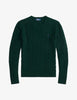 Maglia in misto lana cashmere a trecce