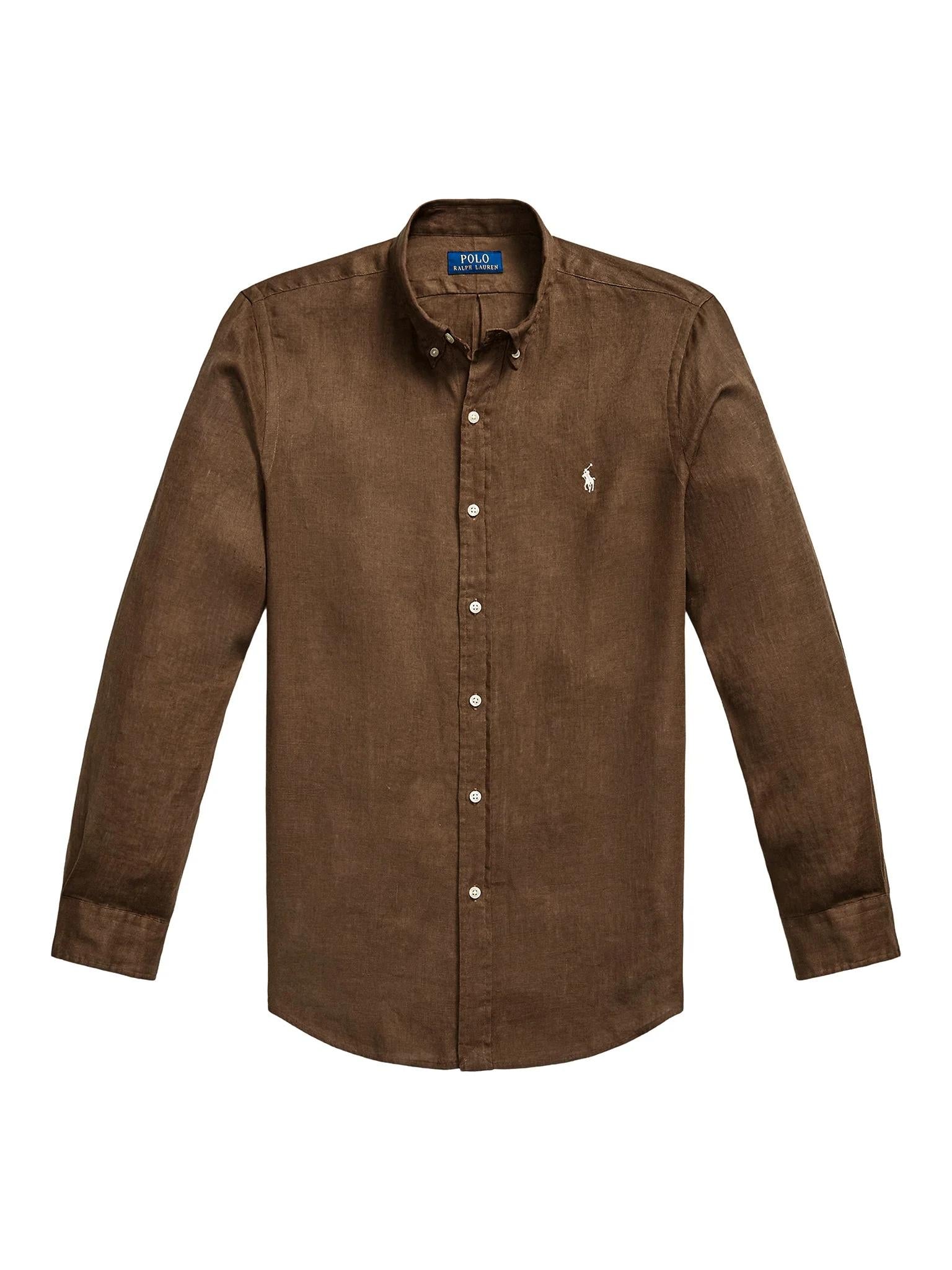 Camicia uomo in puro lino 710968915 500 RALPH LAUREN 