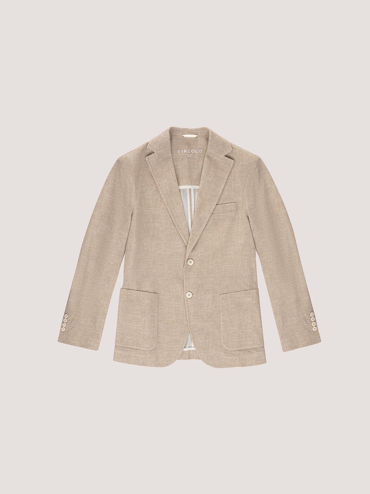 Giacca basica herringbone<BR/><BR/> CN5245 GUYAN CIRCOLO 1901 