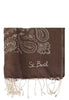Telo mare Foutas in cotone con jacquard bandana