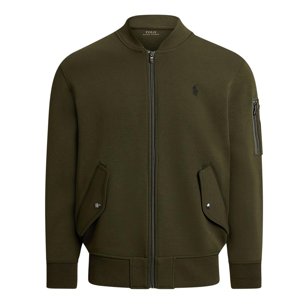 Giubbino con zip in misto cotone 710980339 002 RALPH LAUREN 