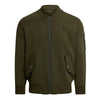 Giubbino con zip in misto cotone