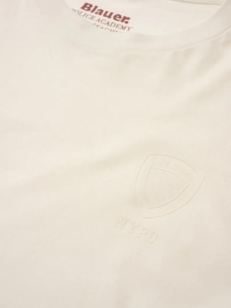 T-SHIRT LOGO IN TONO EUTAW<BR/> BLUH02302 7439/100 BLAUER 