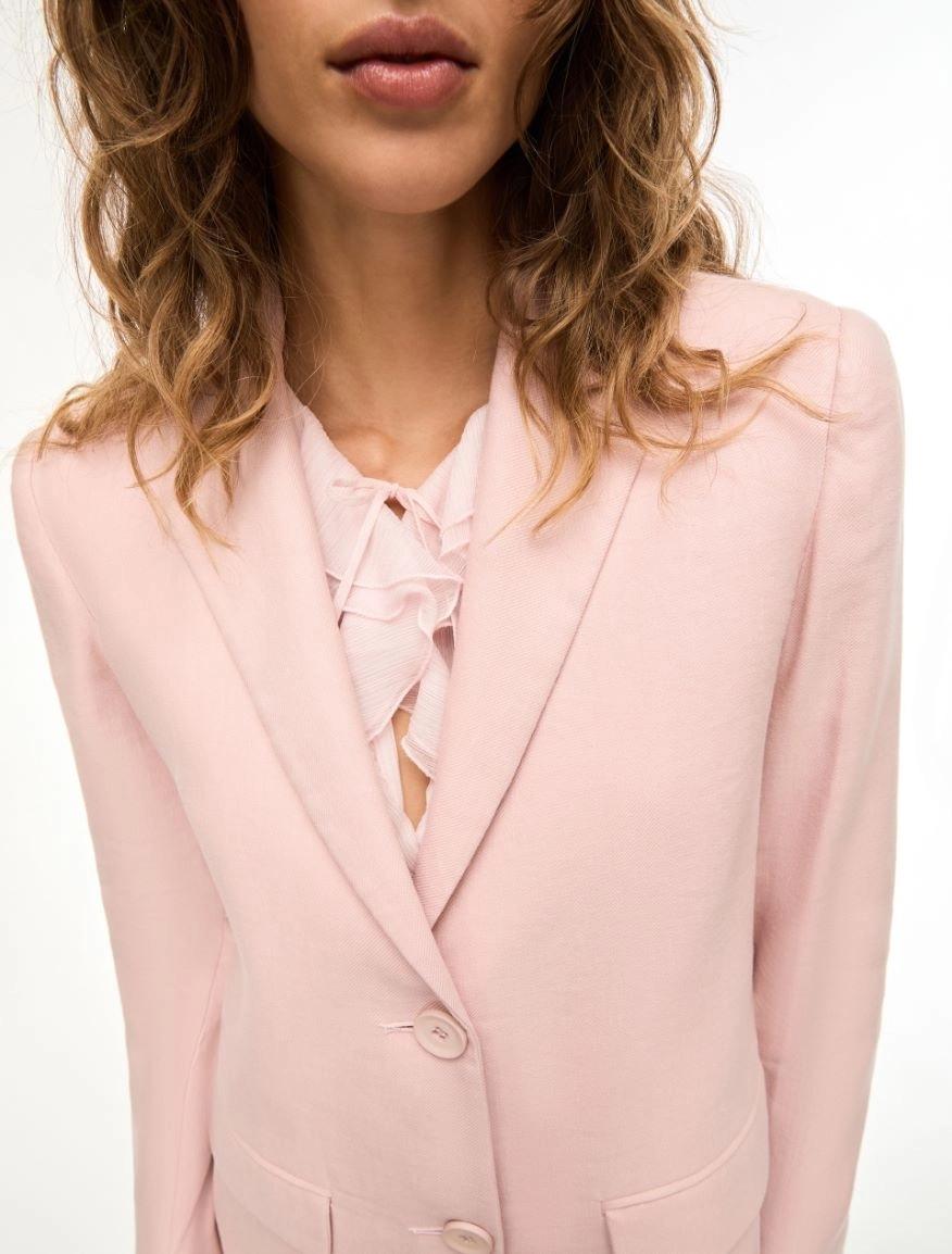Blazer dritto color<BR/>cipria IBLGIRINO 002 IBLUES 