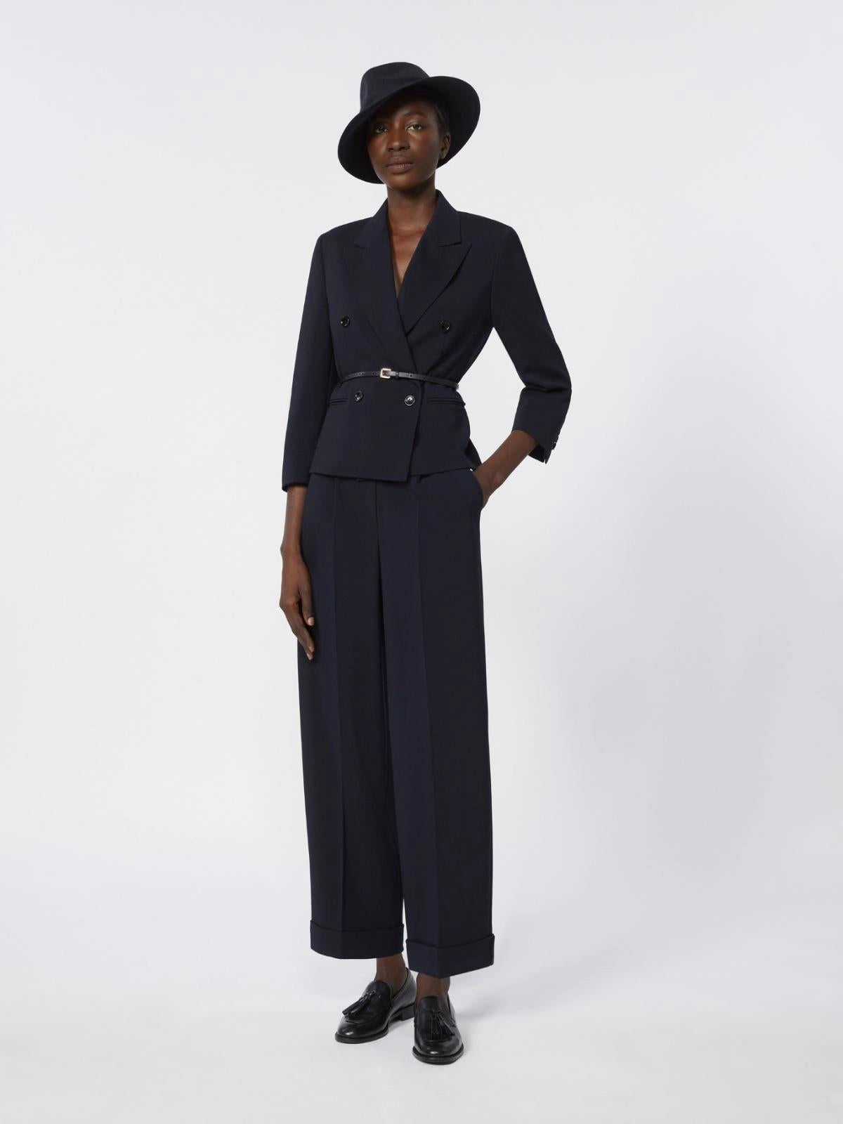 MXMDORICO<BR/>Blazer crop in tela di lana MXMDORICO 002 MAX MARA 