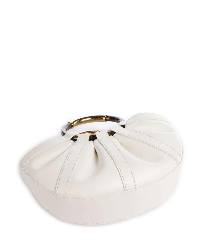 Shell Borsa a mano pelle a grana fine pearl<BR/><BR/> E1U5A180301 N17 COCCINELLE 