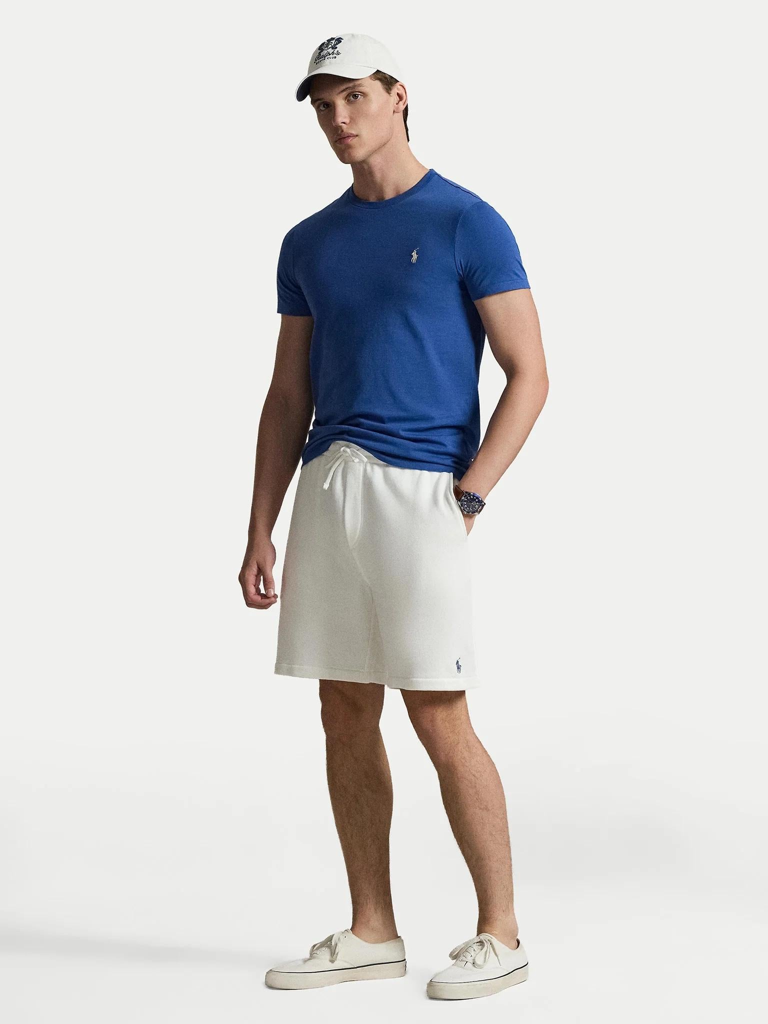 T-shirt uomo in cotone manica corta 710671438 537 RALPH LAUREN 