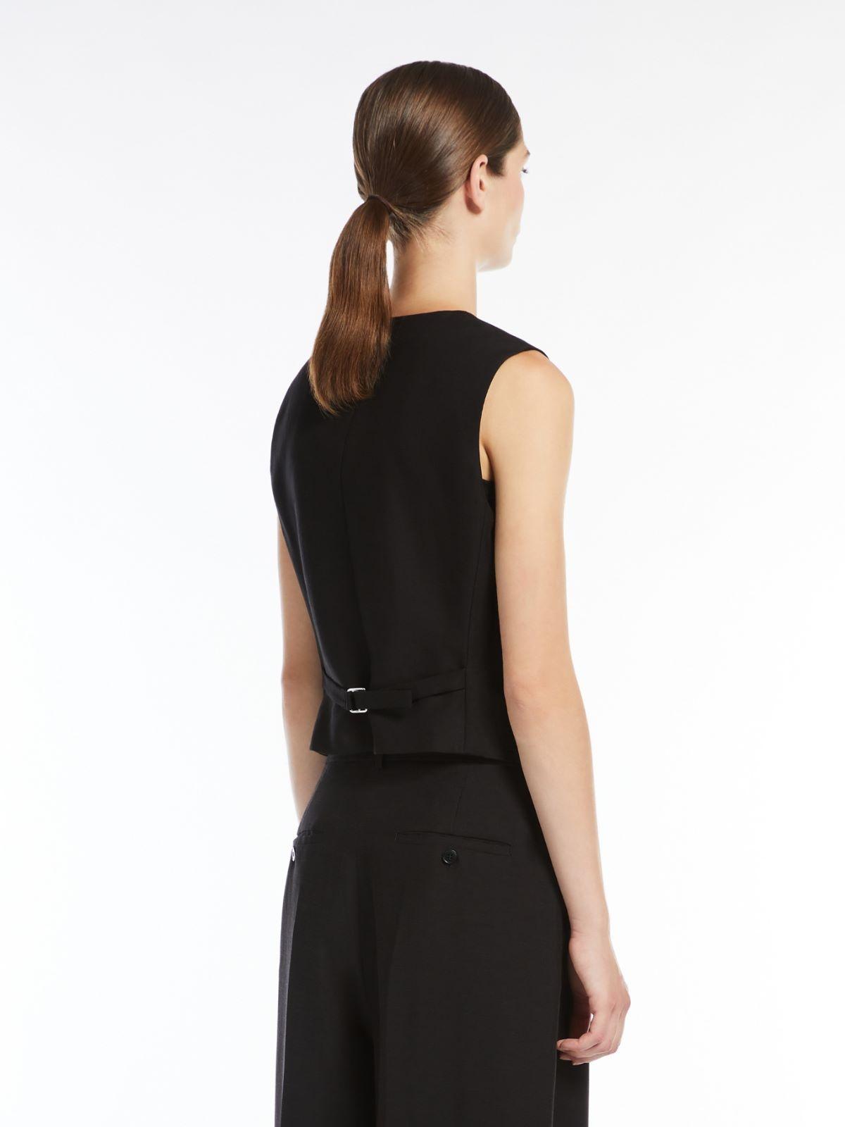 Gilet in tela di viscosa e lino PACE 003 WEEKEND 