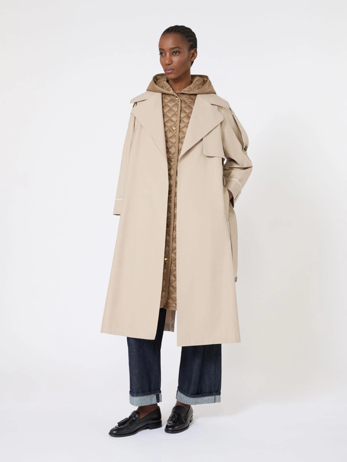 MTCUTRENCH<BR/>Trench over in twill antigoccia - Sabbia<BR/> MTCUTRENCH 013 MAX MARA THE CUBE 