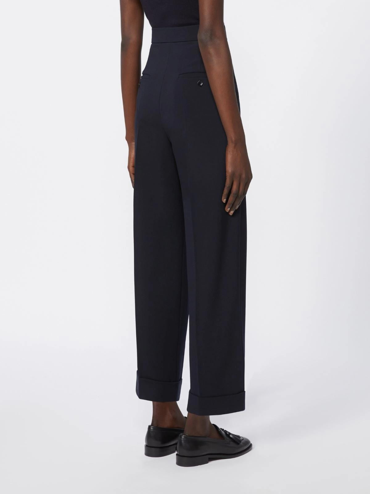 MXMRUGIADA<BR/>Pantalone a vita alta in lana MXMRUGIADA 002 MAX MARA 