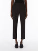 Pantalone a sigaretta in gabardina di cotone stretch