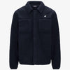 CAMERON SHERPA POLARBLUE DEPTH-BLUE DEPTHGiacca In Pile Sherpa Reversibile Blu