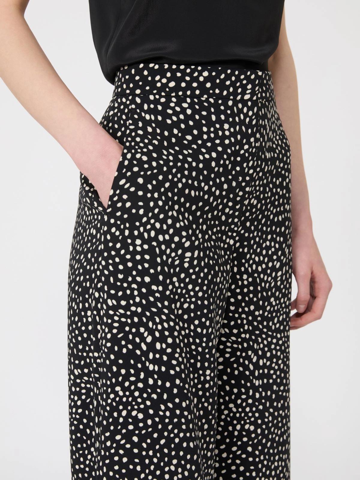 MSTFRESCO<BR/>Pantalone in sablé stampato MSTFRESCO 002 MAX MARA CAPSULE 