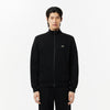Felpa uomo in misto cotone con zip