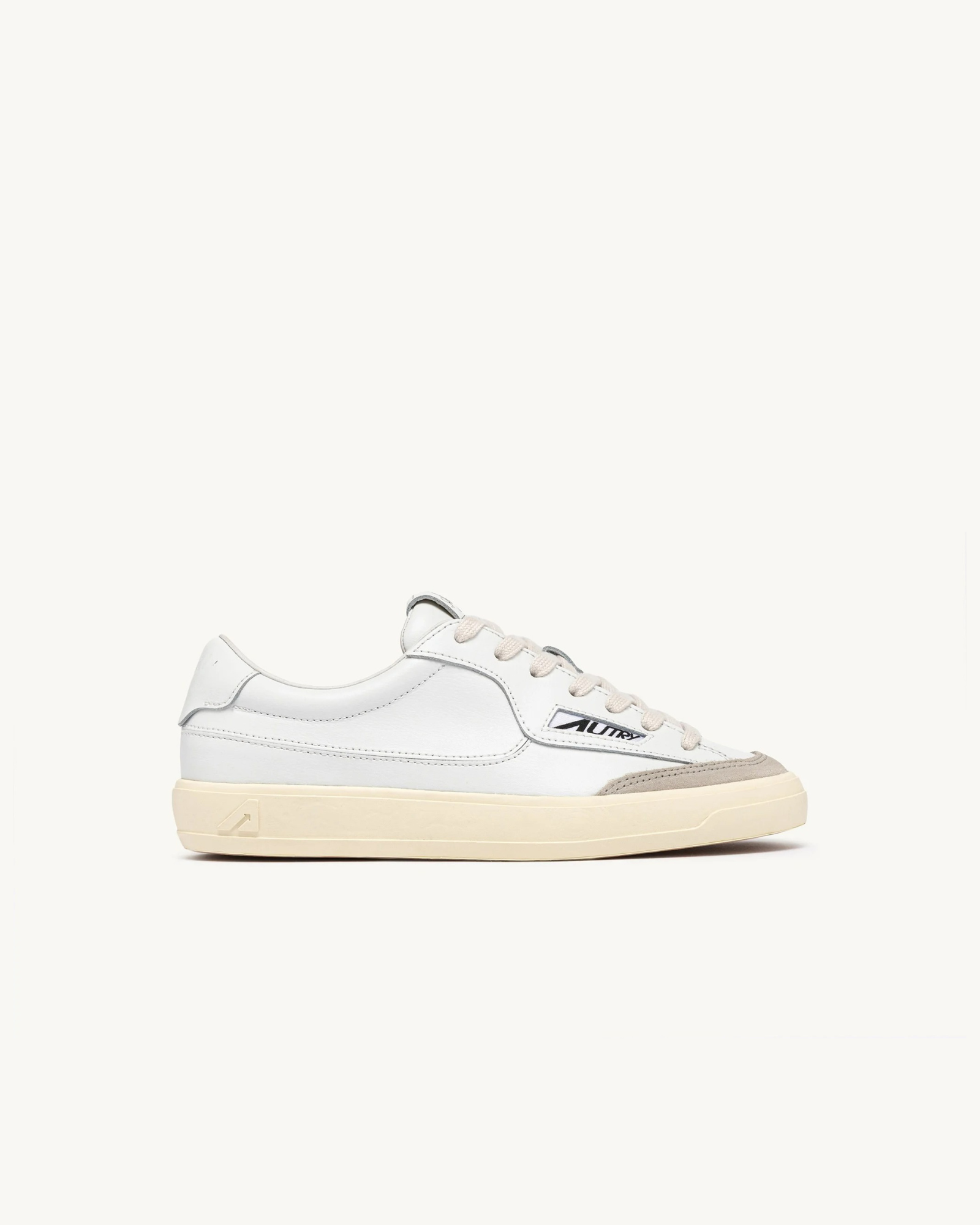 SNEAKERS WINDSCAPE LOW IN PELLE BIANCA<BR/> SCLW UK01 AUTRY ACTION SHOES 