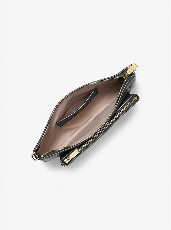 Borsa a tracolla Jet Set convertibile media in pelle martellata 32F5GJ6C8L 001 MICHAEL KORS 