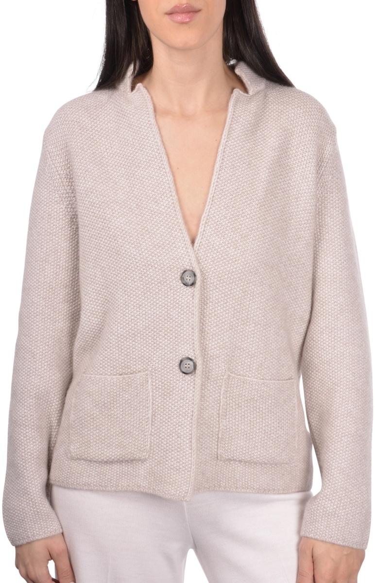cardigan donna in misto lana