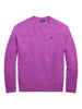 Maglia in misto lana a trecce